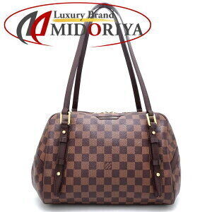 Louis Vuitton Damier Rivington Shoulder Bag Ebene Brown